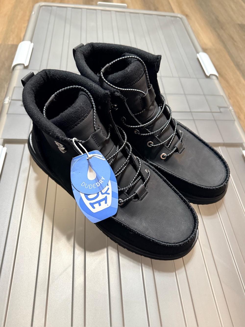 NEW Hey Dude Boots Black/Black Men’s Size 13